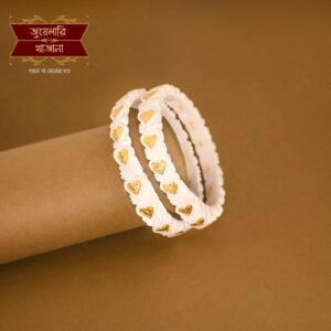 Exclusive Gold Plated Little Hearts Shakha Pair